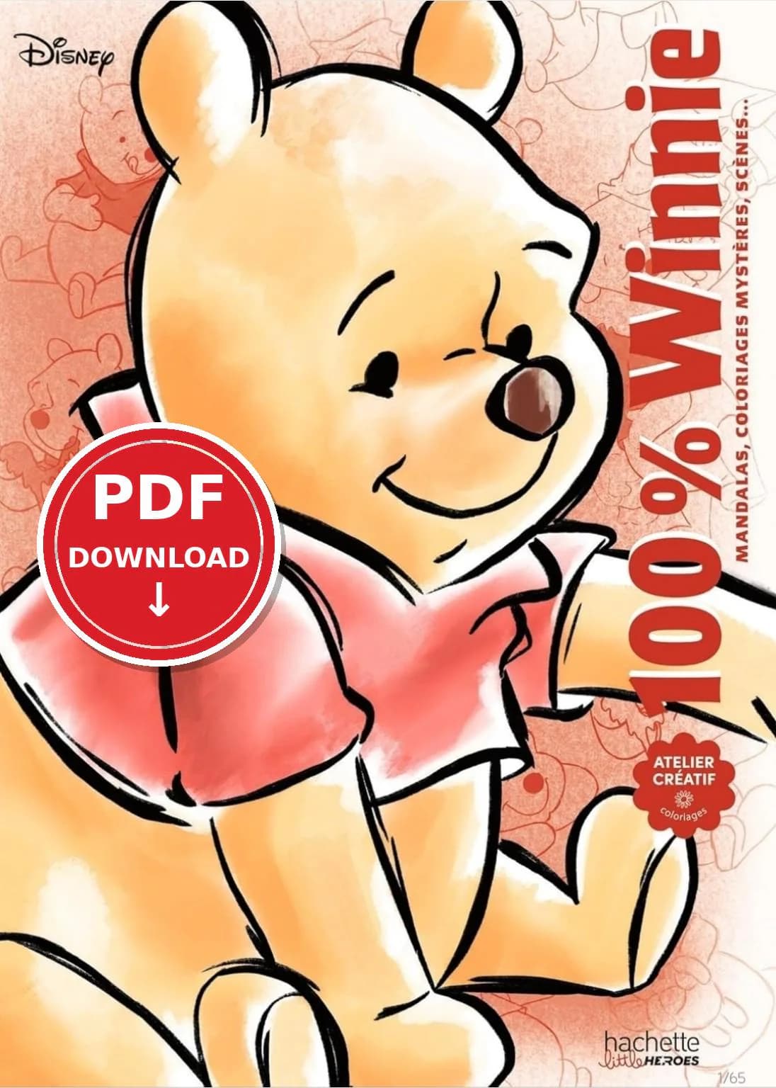 100% Winnie - MANDALA, COLORIAGES - SCENES · 1