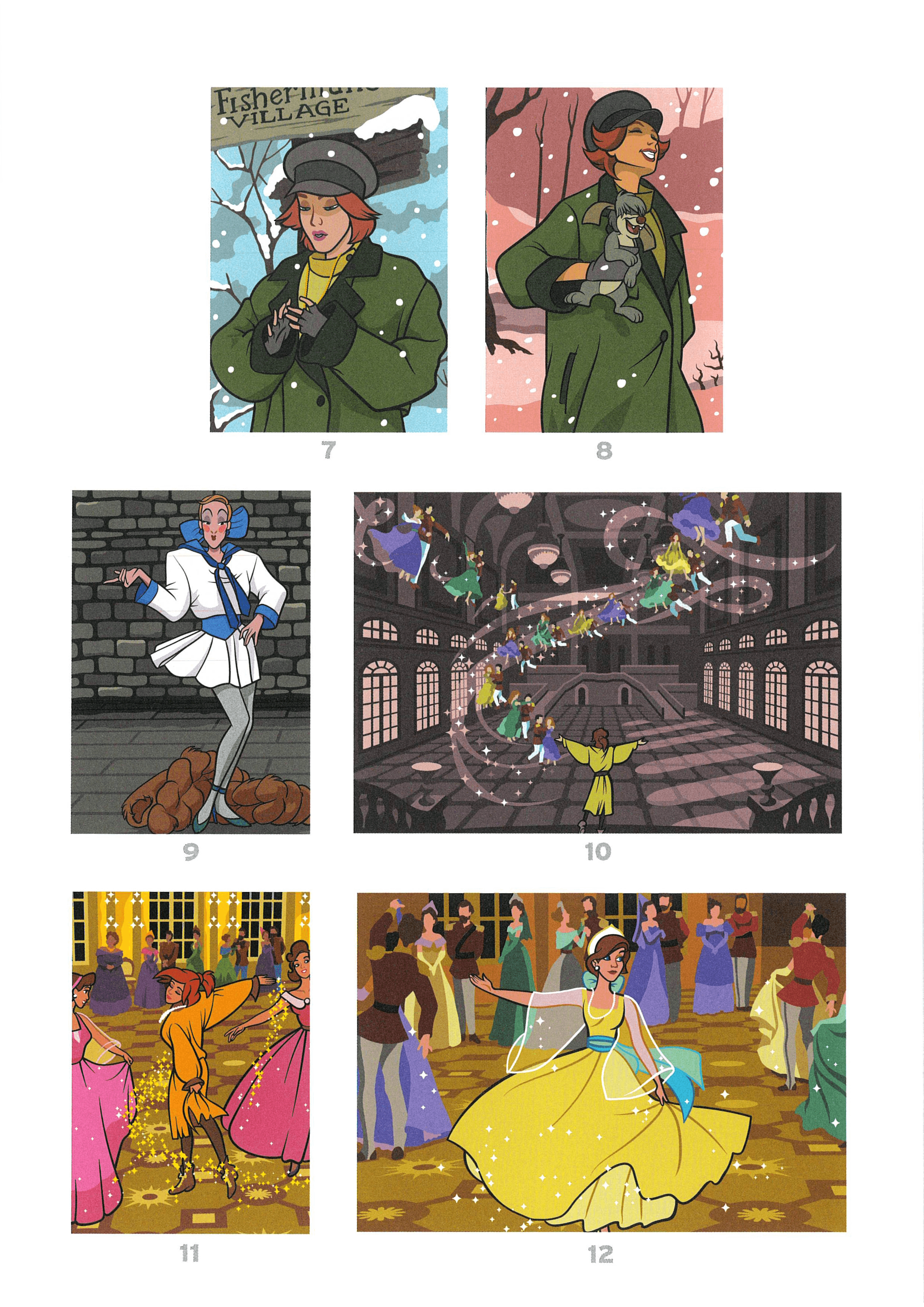 Anastasia – Coloriages Mystère PDF download · 4