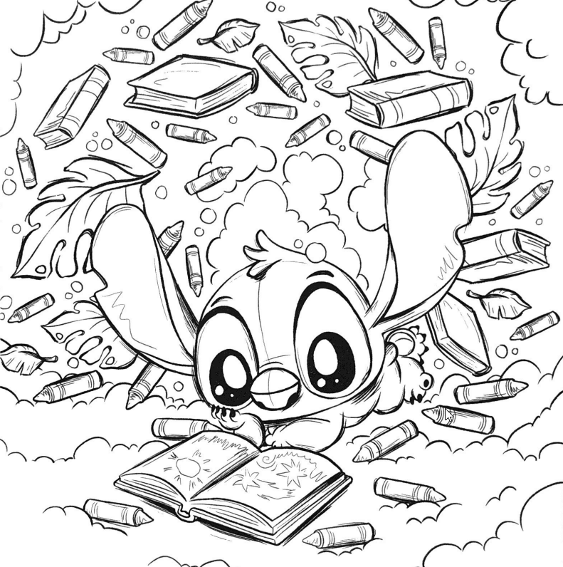 Bébé Stitch - Coloring book · 1
