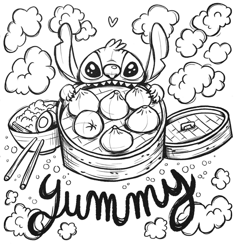 Bébé Stitch - Coloring book · 2