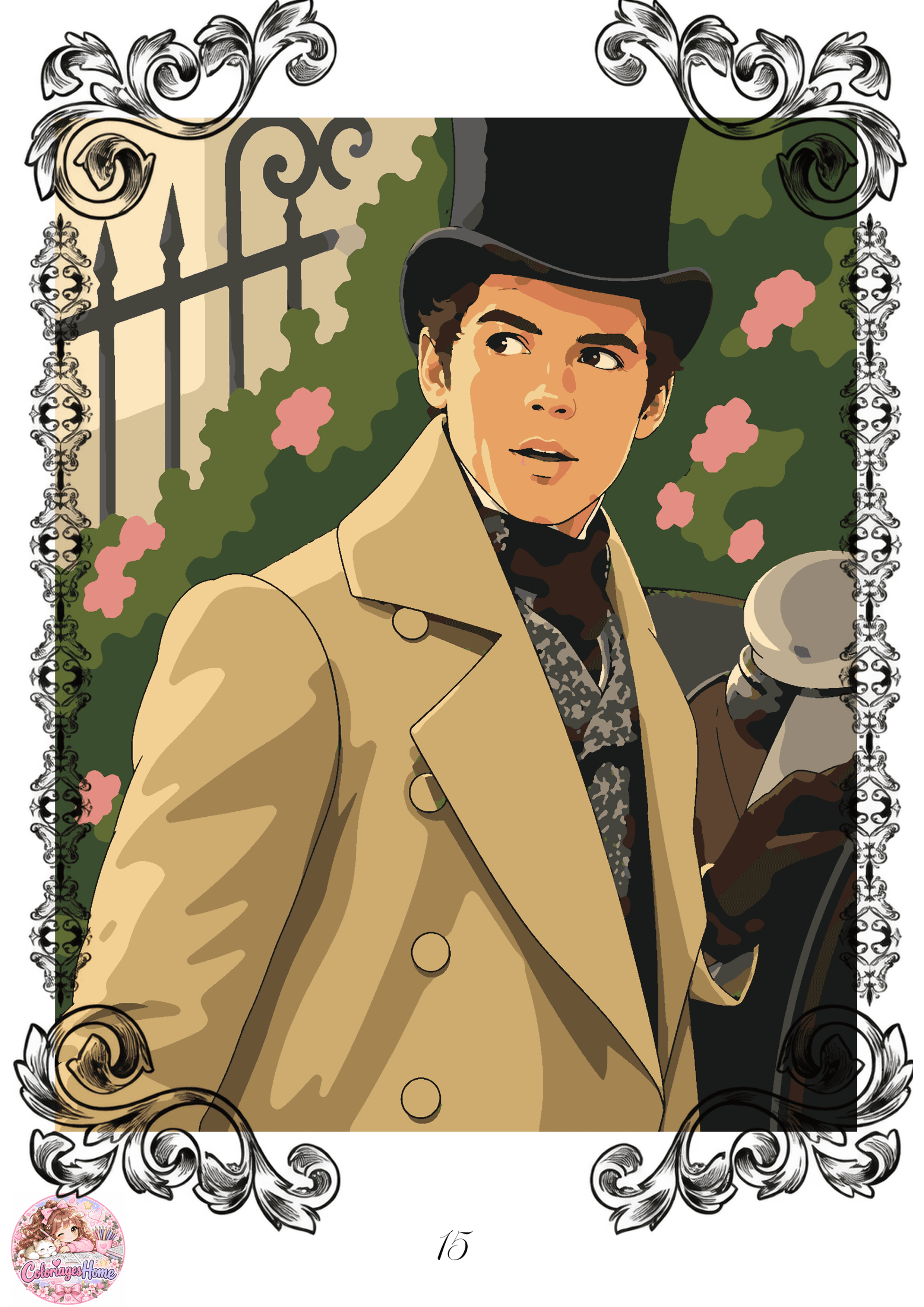 Bridgerton Fanmade Season 1 – Exclusive Coloring Book PDF · 3