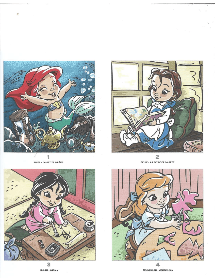 Carré Petites Poupées - Coloriages Mystère PDF download · 2