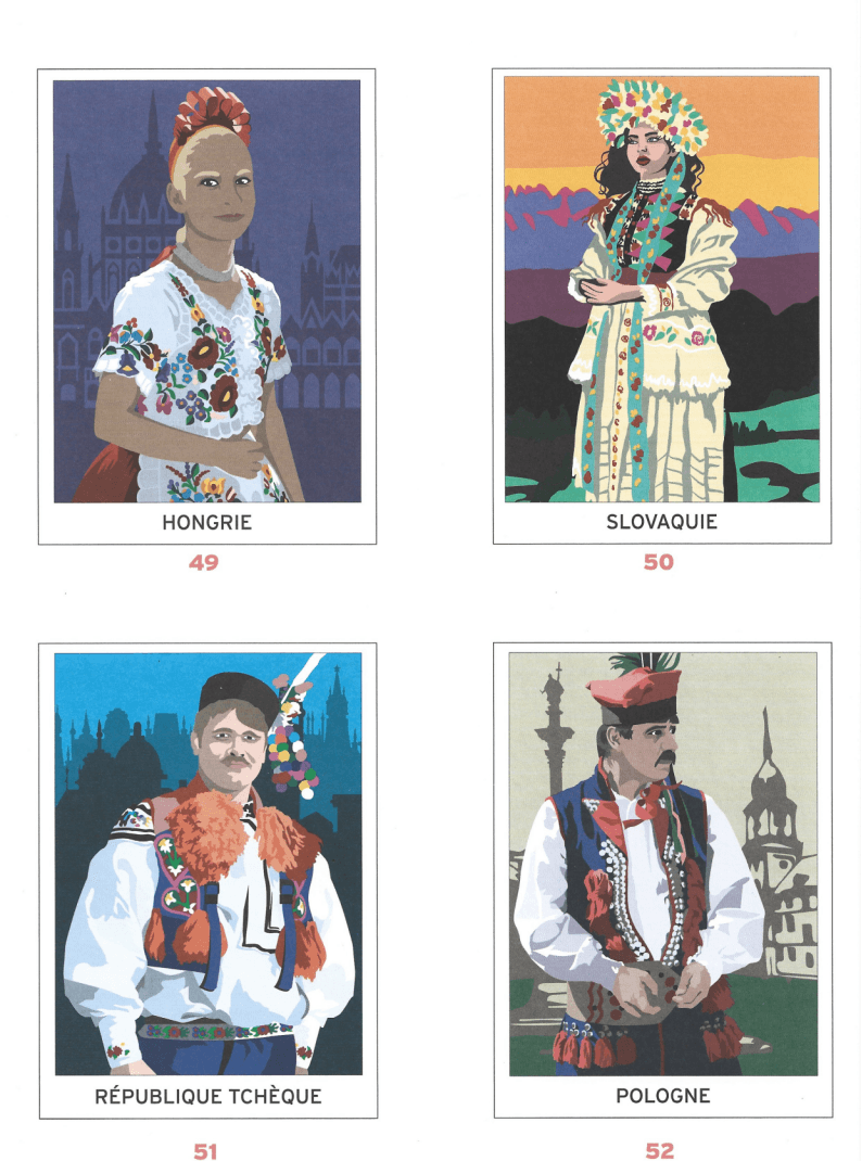 Costumes du Monde - Coloriages Mystère Moon PDF download · 3