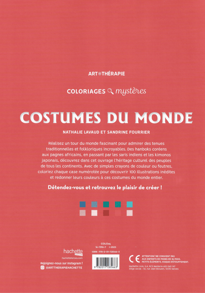 Costumes du Monde - Coloriages Mystère Moon PDF download · 5
