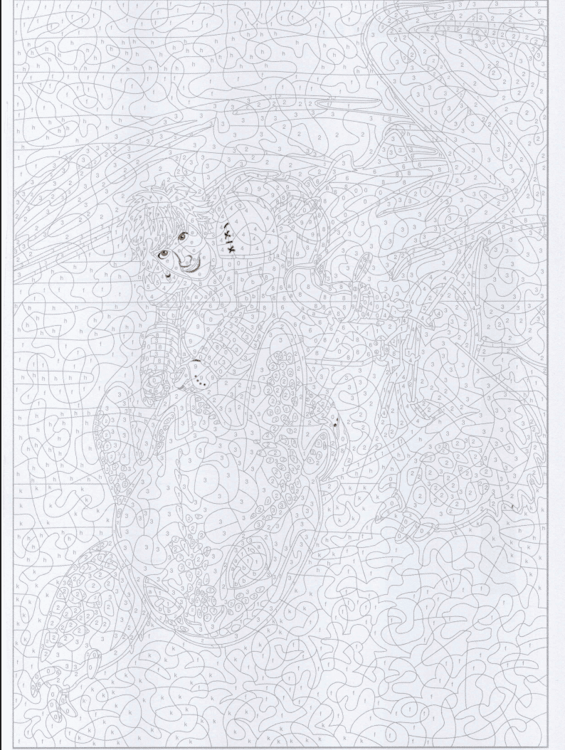 Dragontrainer - Mystery Coloring Book PDF · 2