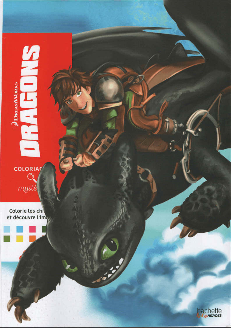 Dragontrainer - Mystery Coloring Book PDF · 1