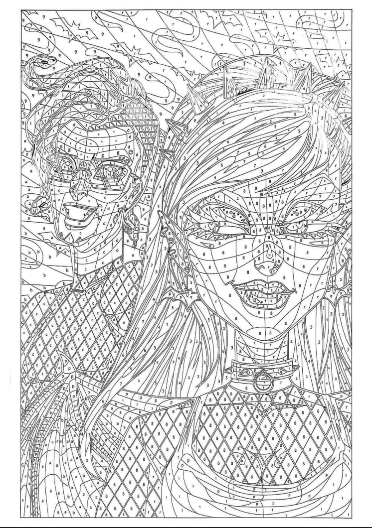 Monster High - Coloriages Mystère PDF download · 5