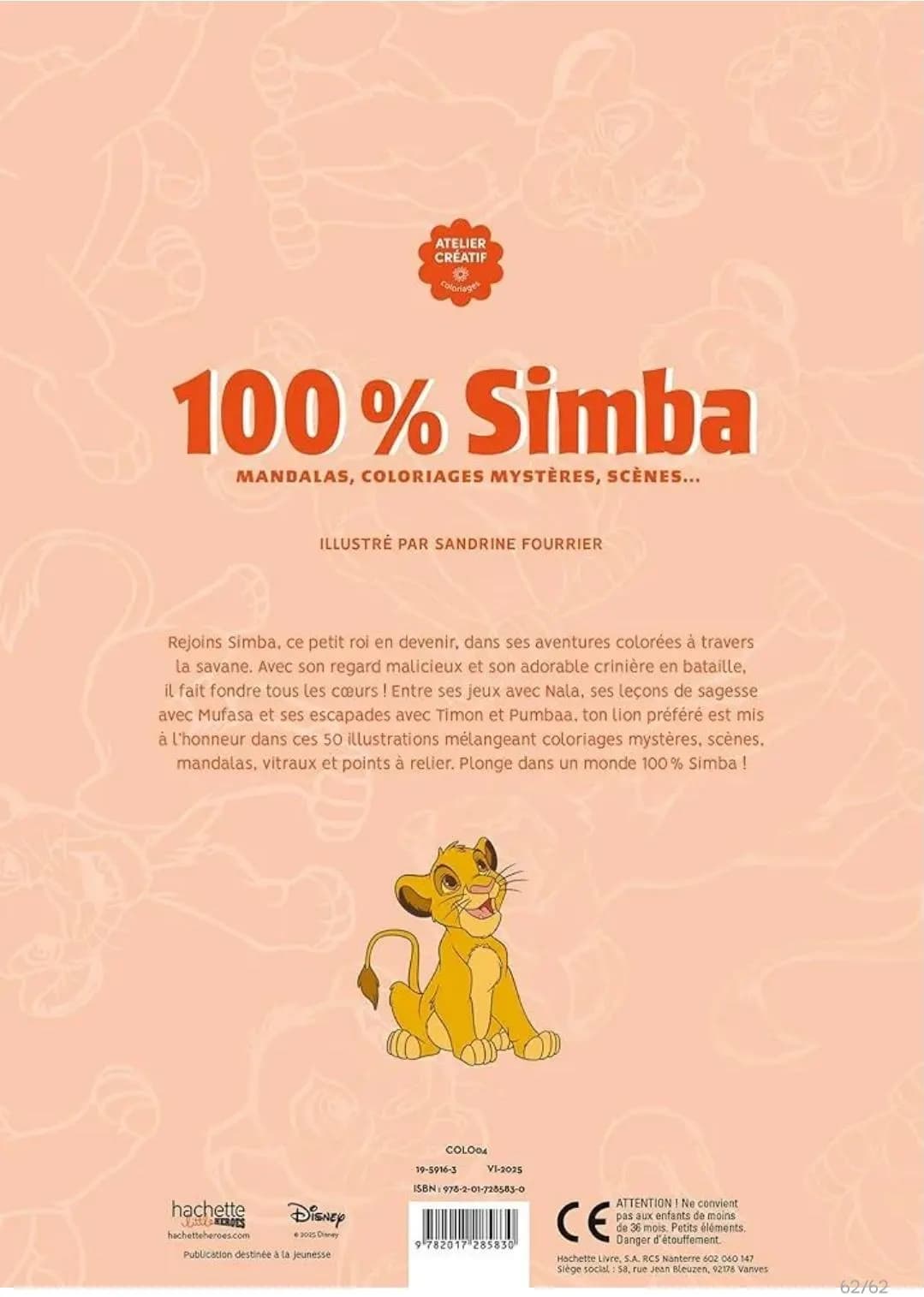 100% Simba - Mandala - Coloriages - Scenes PDF DOWNLOAD · 3