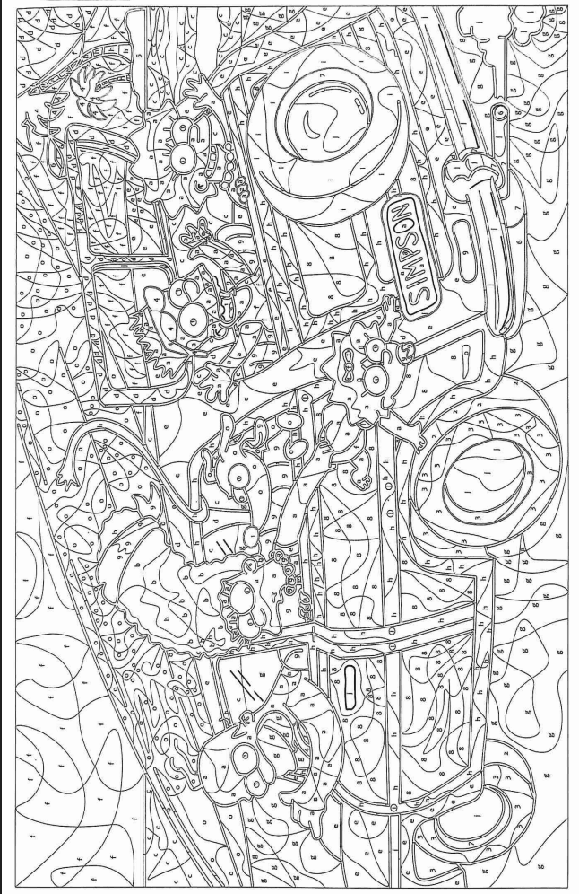Simpson - Coloriages Mystèry  PDF download · 2