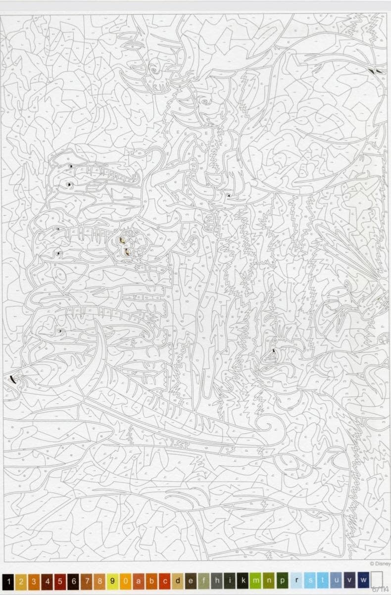 The Lion King -  Coloriages Mystère PDF download · 3