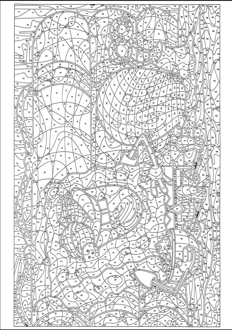 SpongeBob - Coloriages Mystère  PDF download · 4