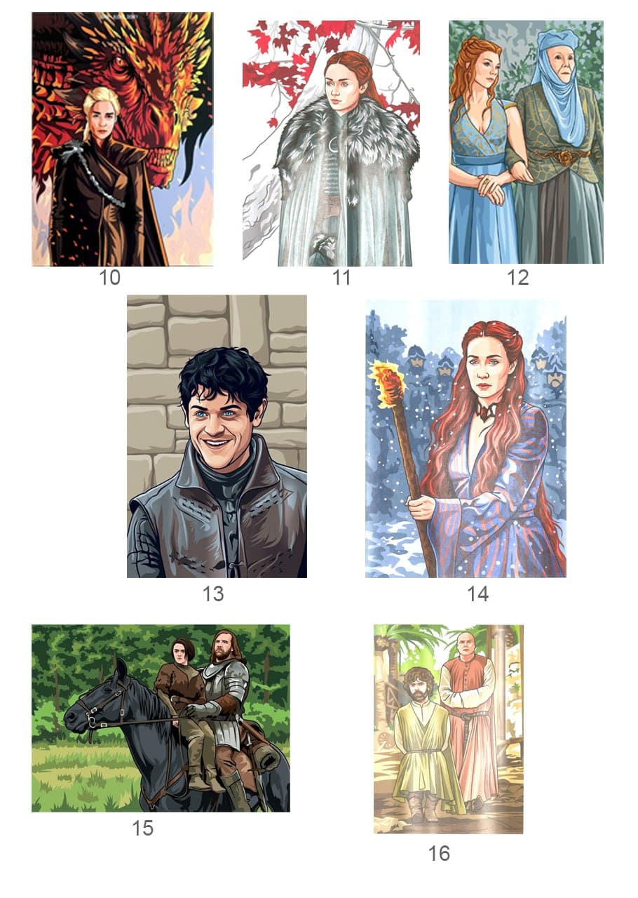 Game of Thrones · illustrazioni 10–16