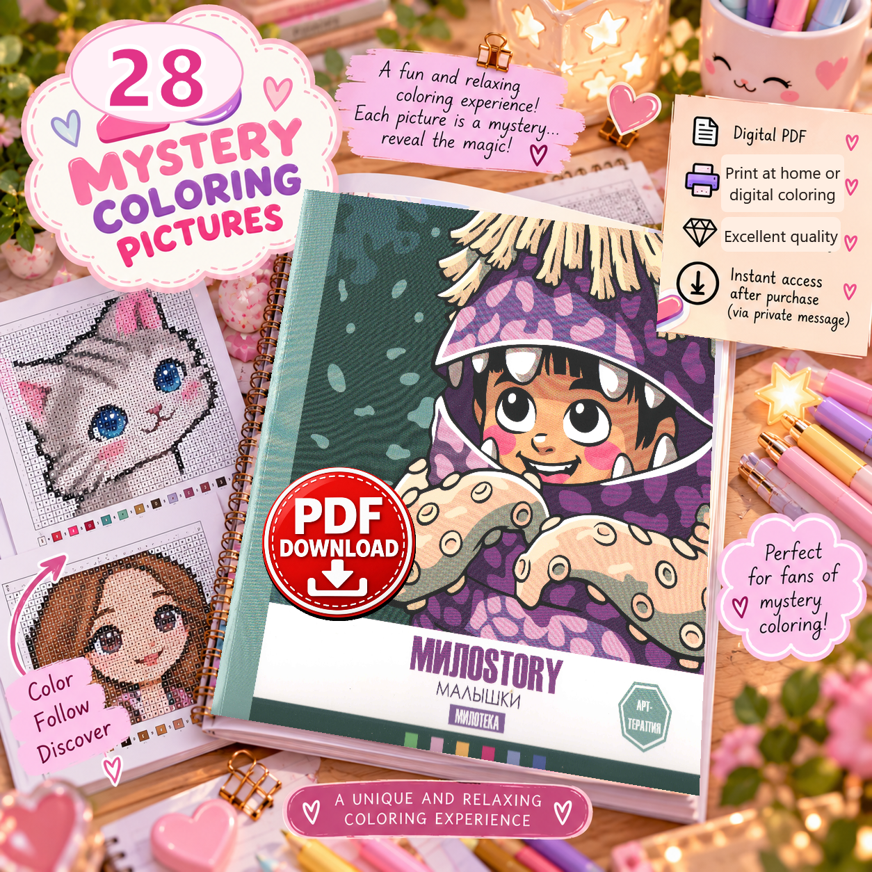 Copertina coloriage: Petits Héros - Sailor Coloriages Mystère Moon PDF download